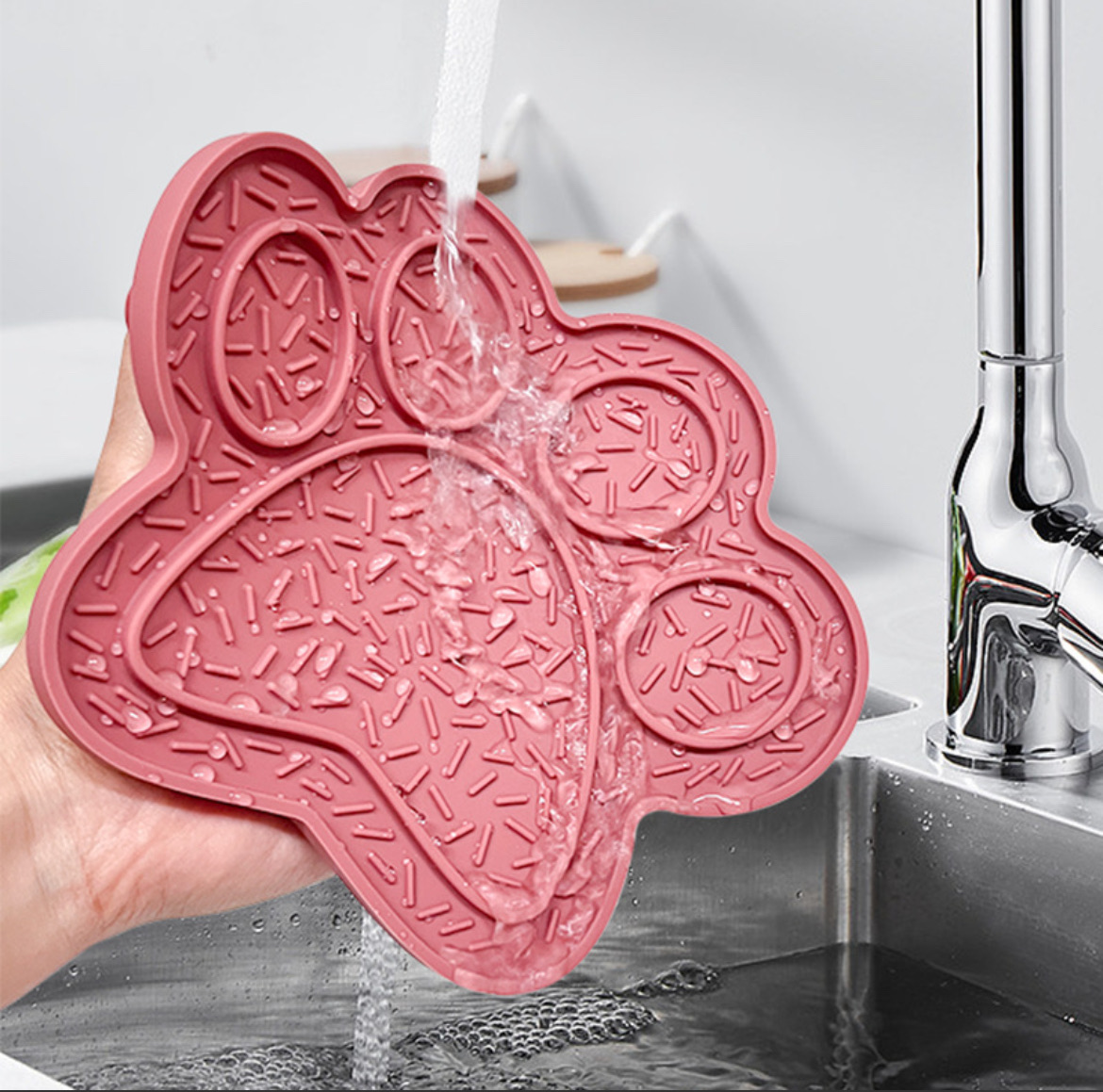 Лизательный коврик - лапка