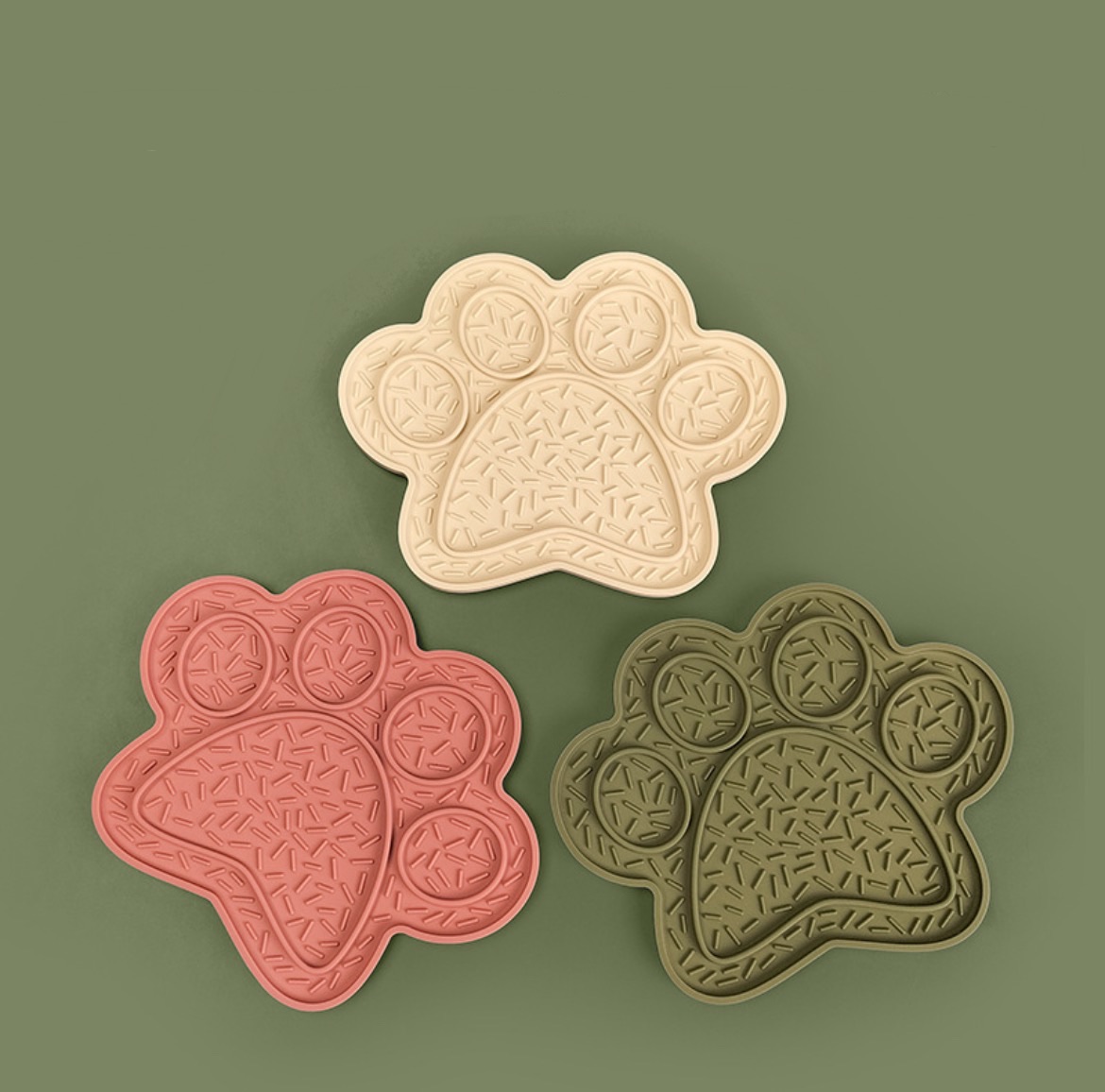 Лизательный коврик - лапка