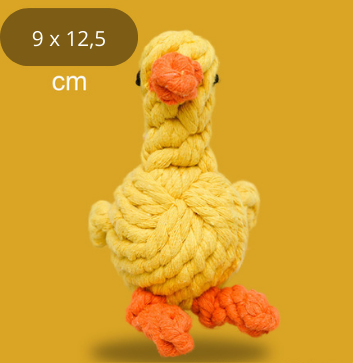 Игрушка для собак «Уточка из каната»