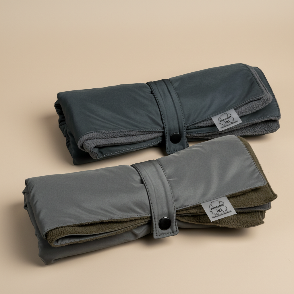 Пледик двусторонний (весна/осень)