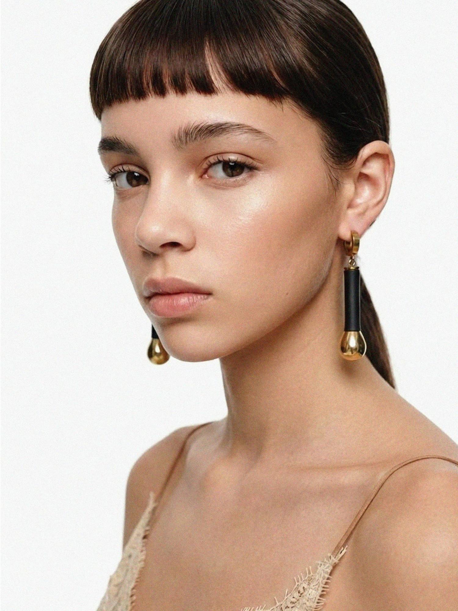 Серьги "Golden eggs"