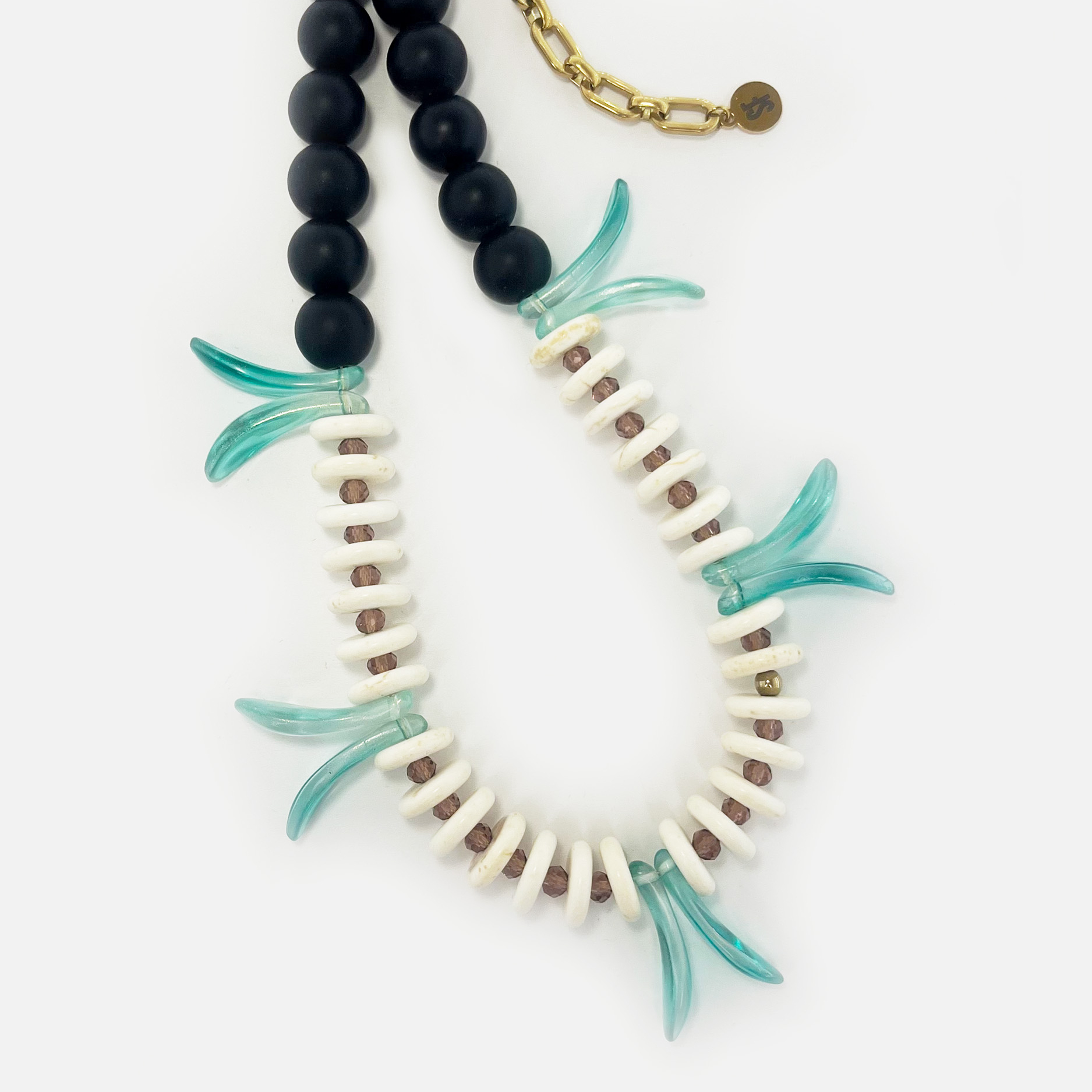 Колье Green petals