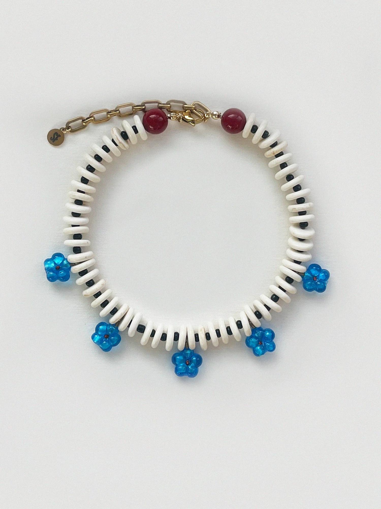 Колье "ВАСИЛЬКИ"