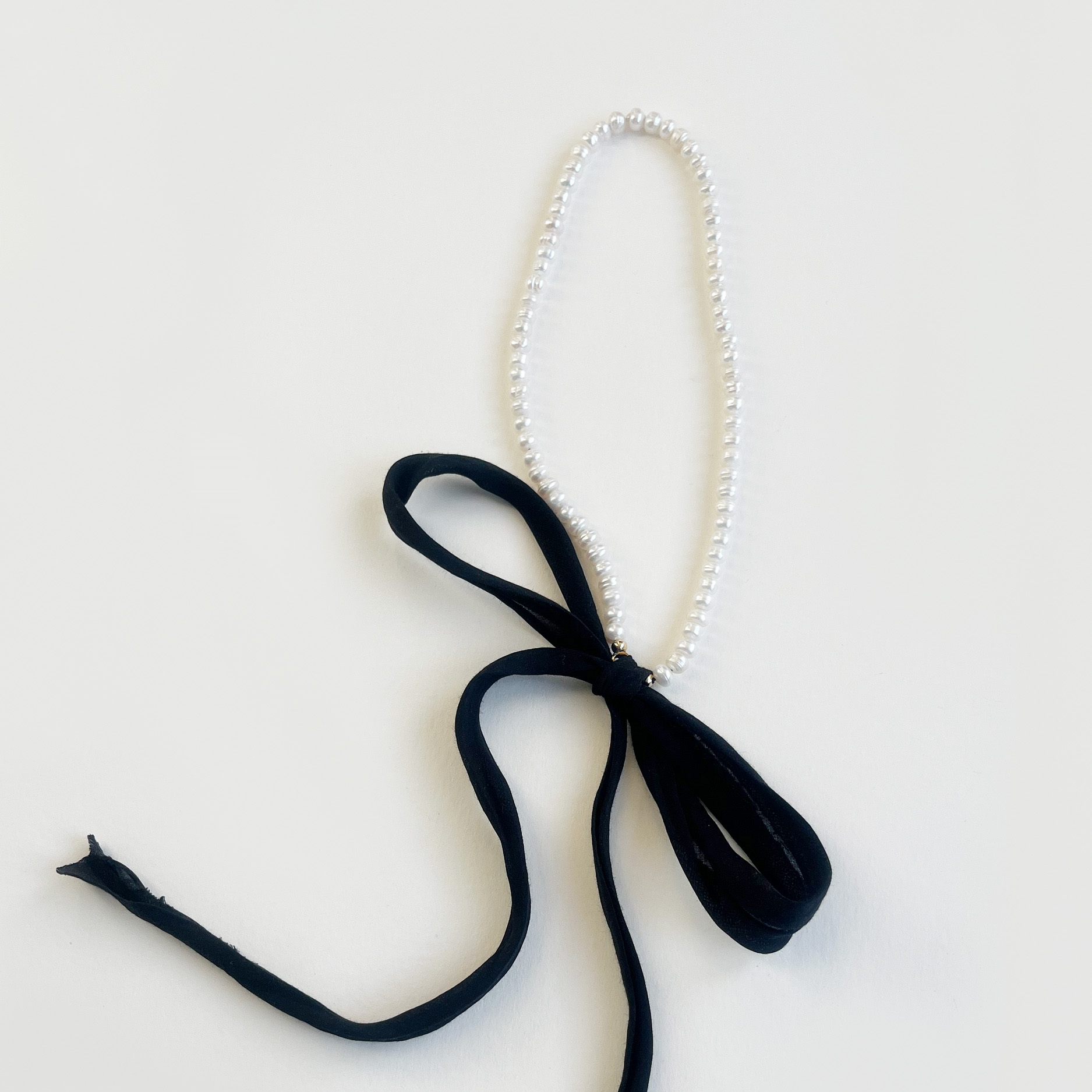 Жемчужный чокер "Стики райс"