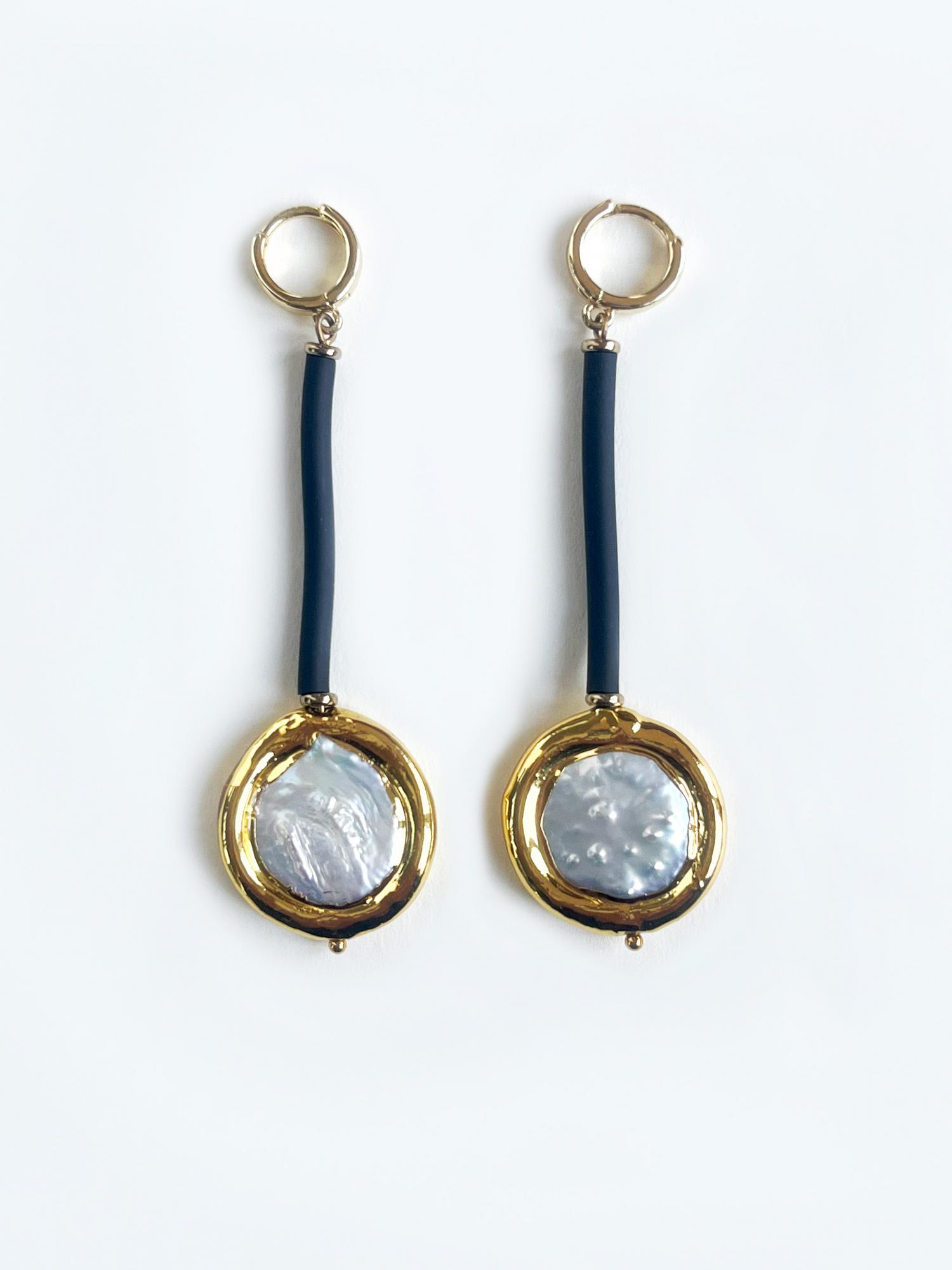 Серьги SKINNY SNOW PANCAKES"