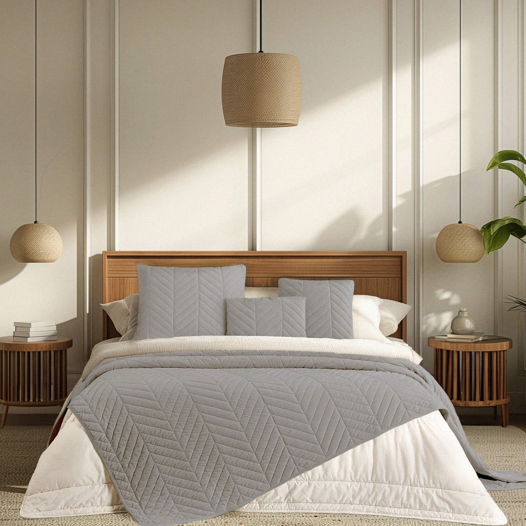 Наволочка Bexley Серая