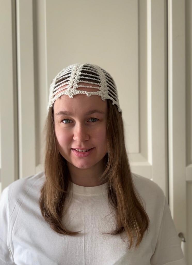 МК Шапка летняя крючком для начинающих. Очень лёгкая