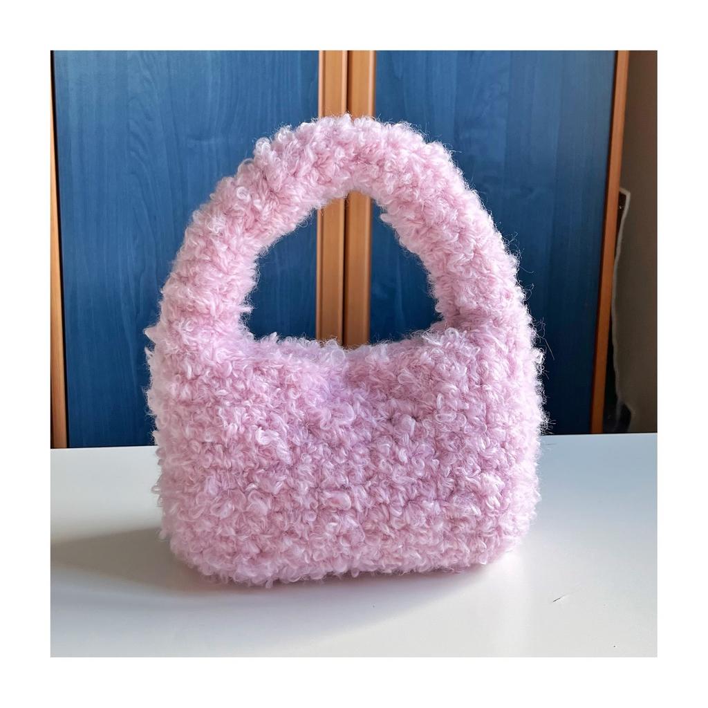 Сумка барашек крючком