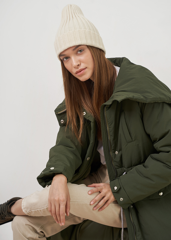 Шапка из шерсти MILK BURLO