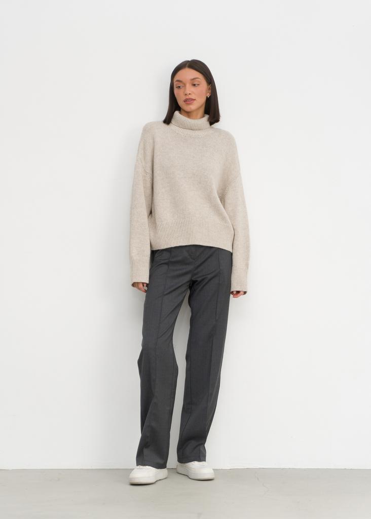 Свитер с кашемиром Миндальное молоко