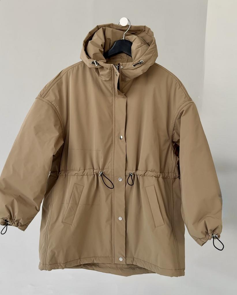 Демисезонная куртка Light с капюшоном BEIGE
