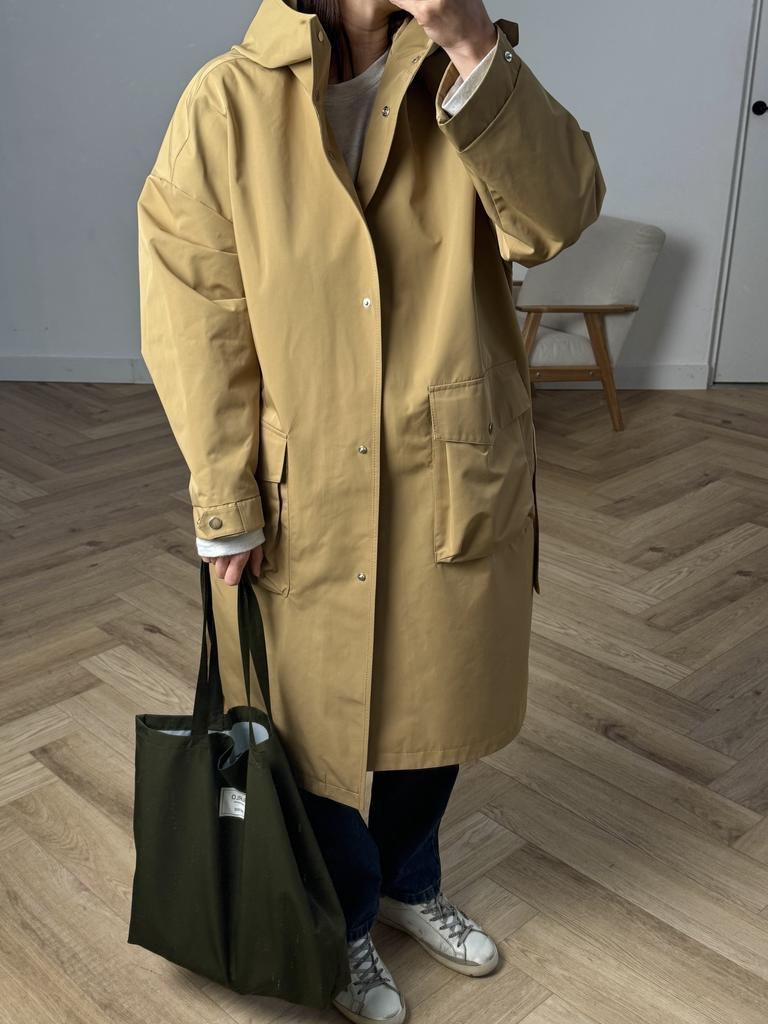 Дождевик укороченный цвета сафари мд 408