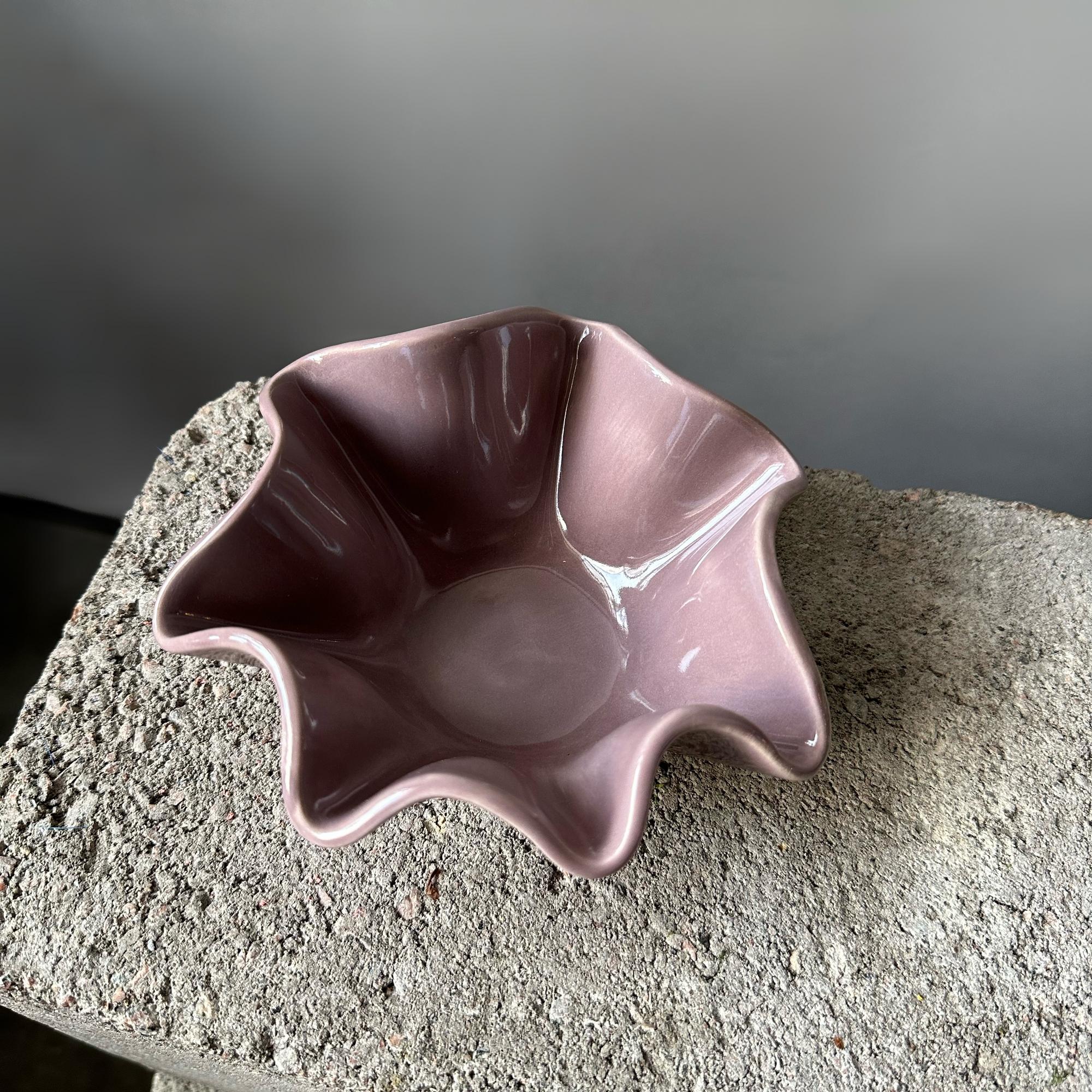 Ваза малая фиолетовая