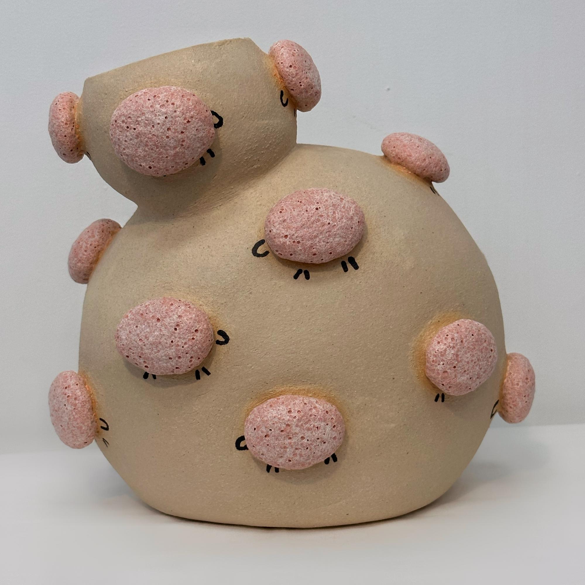 Ваза с овечками