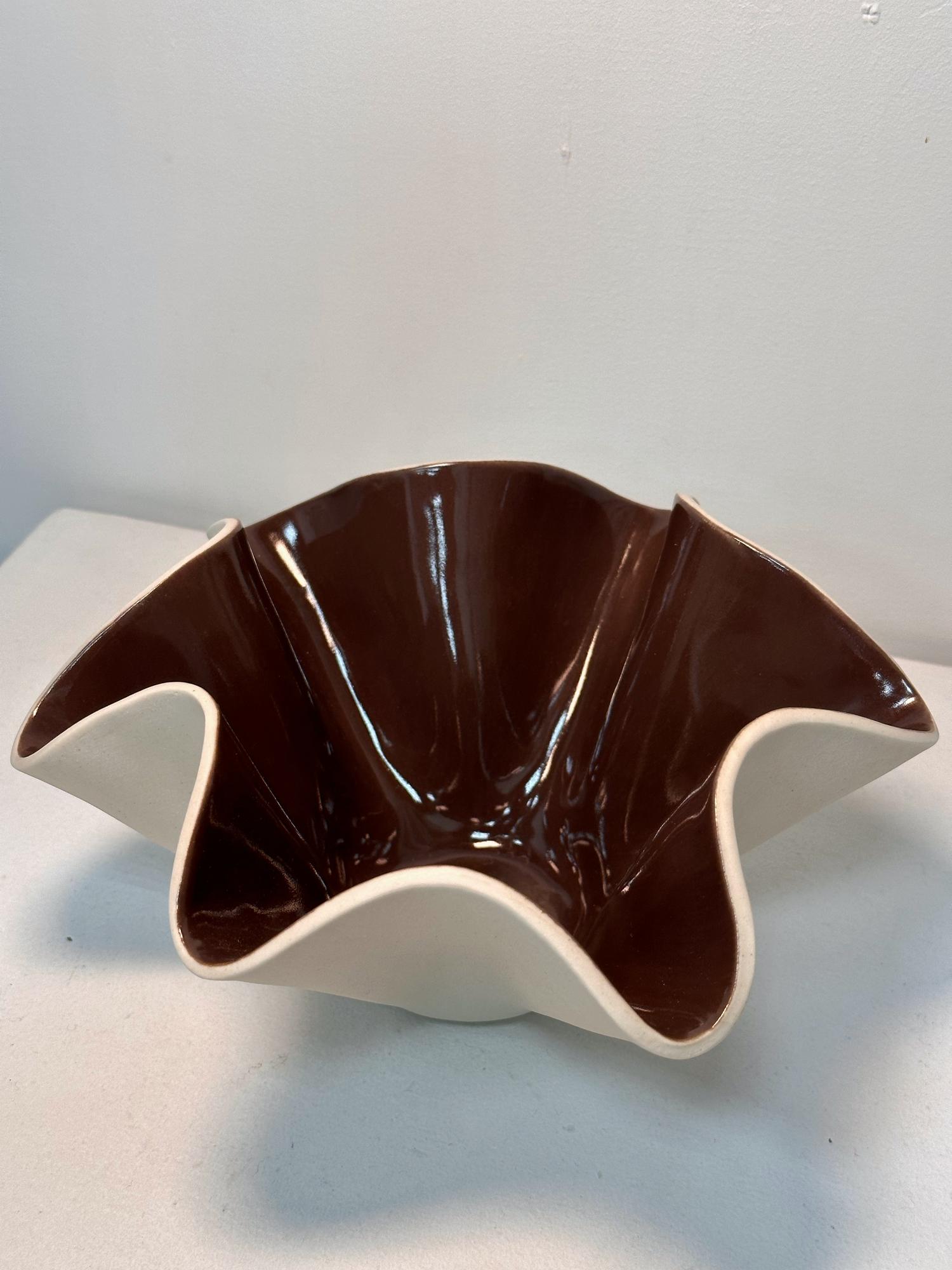 Ваза большая шоколадная