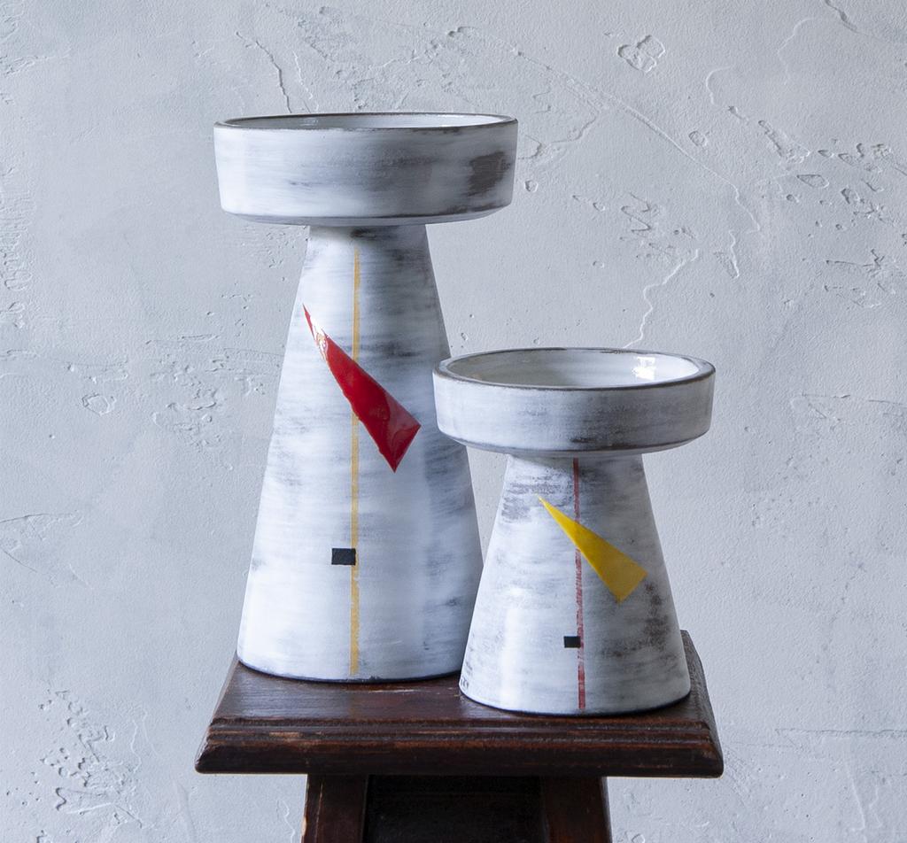 Комплект из двух подсвечников-ваз