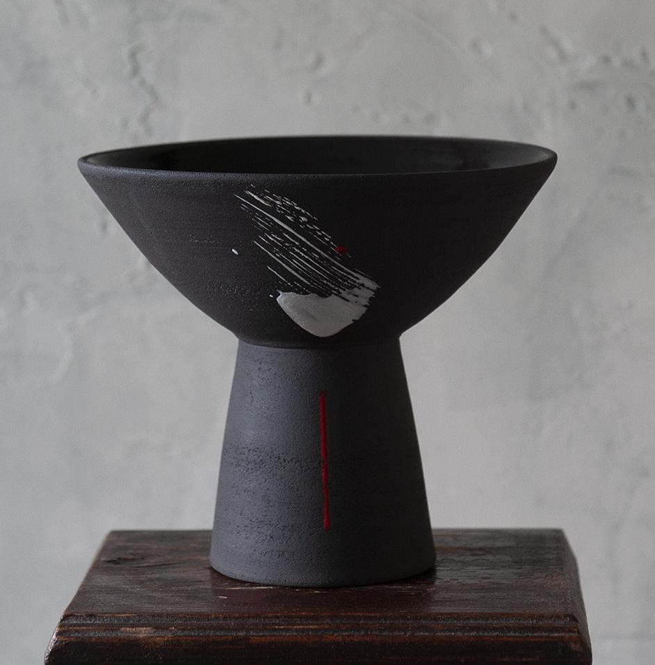 Чаша на ножке. Подсвечник для насыпной свечи №2