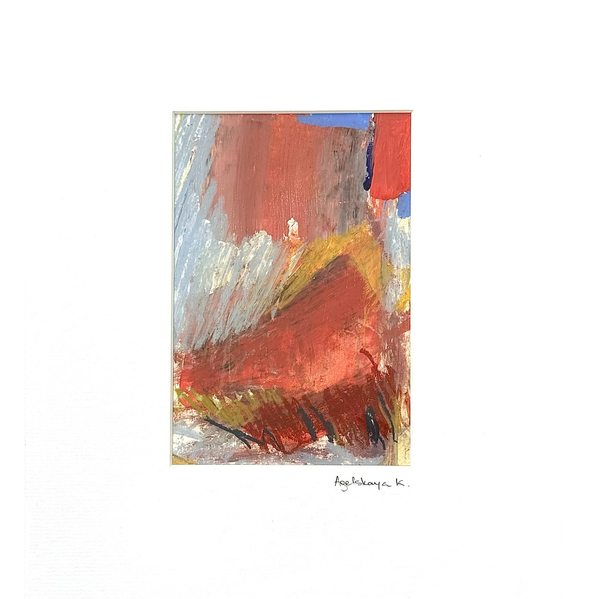 Rock clief under the sunset