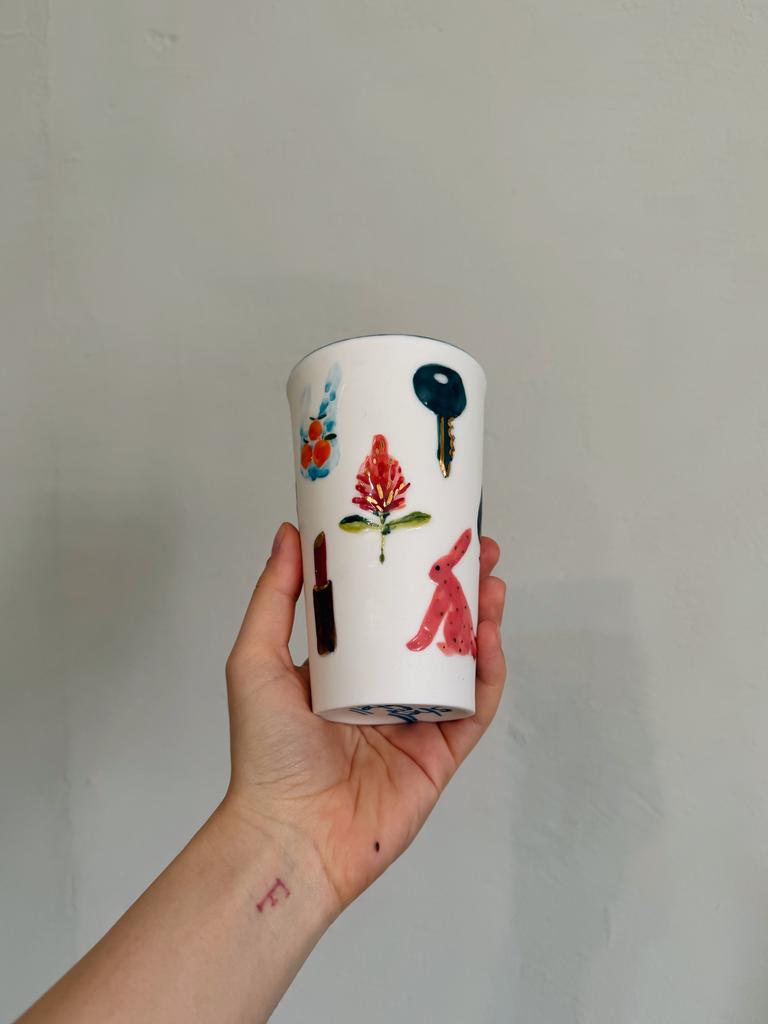 стакан “ a very busy woman “