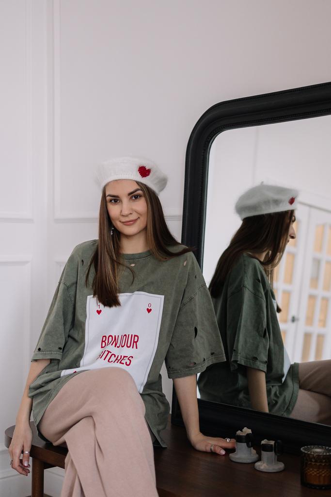 Берет с сердцем