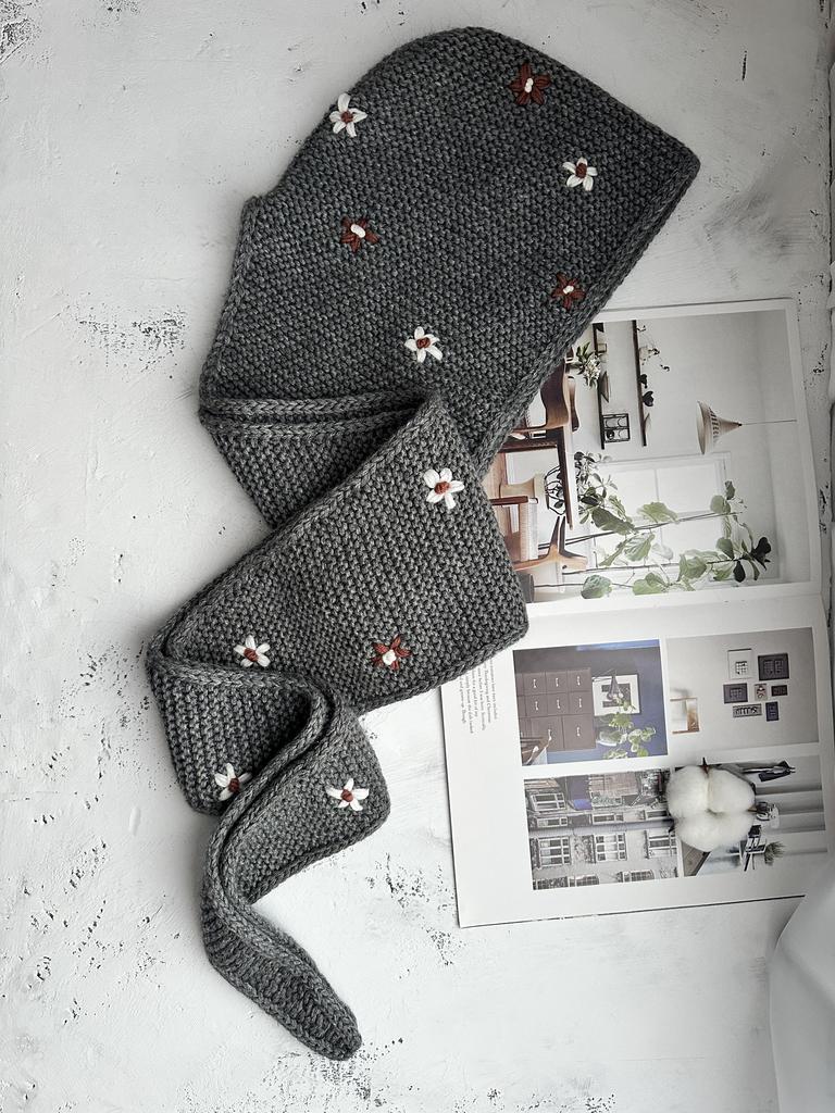 Капюшон-шарф из кашемира