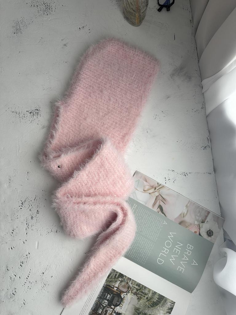 Капюшон-шарф из эко норки