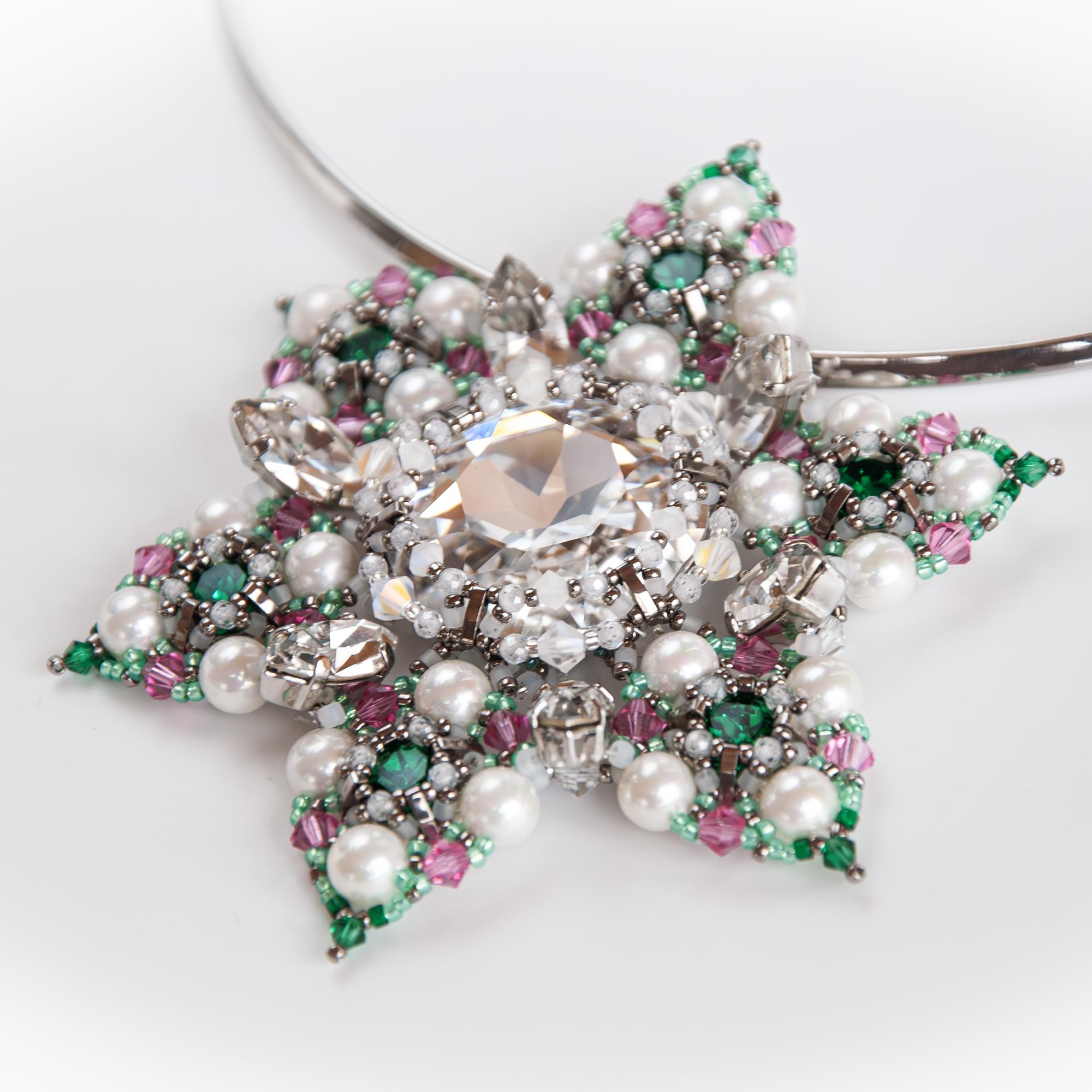 Колье «Цветок Вечной мерзлоты»