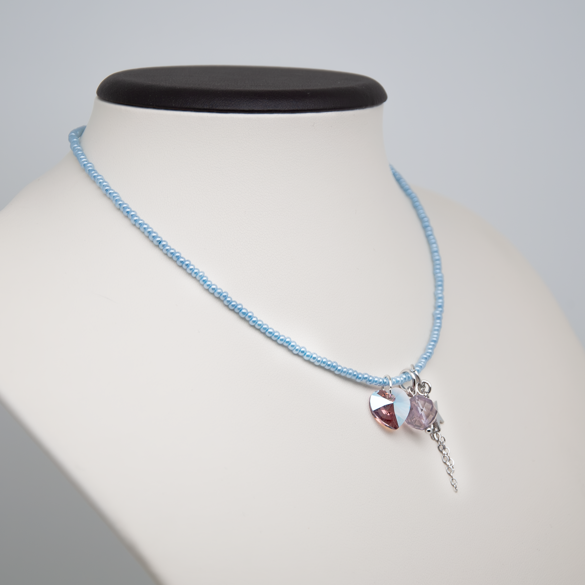 Кидкор-чокер голубой