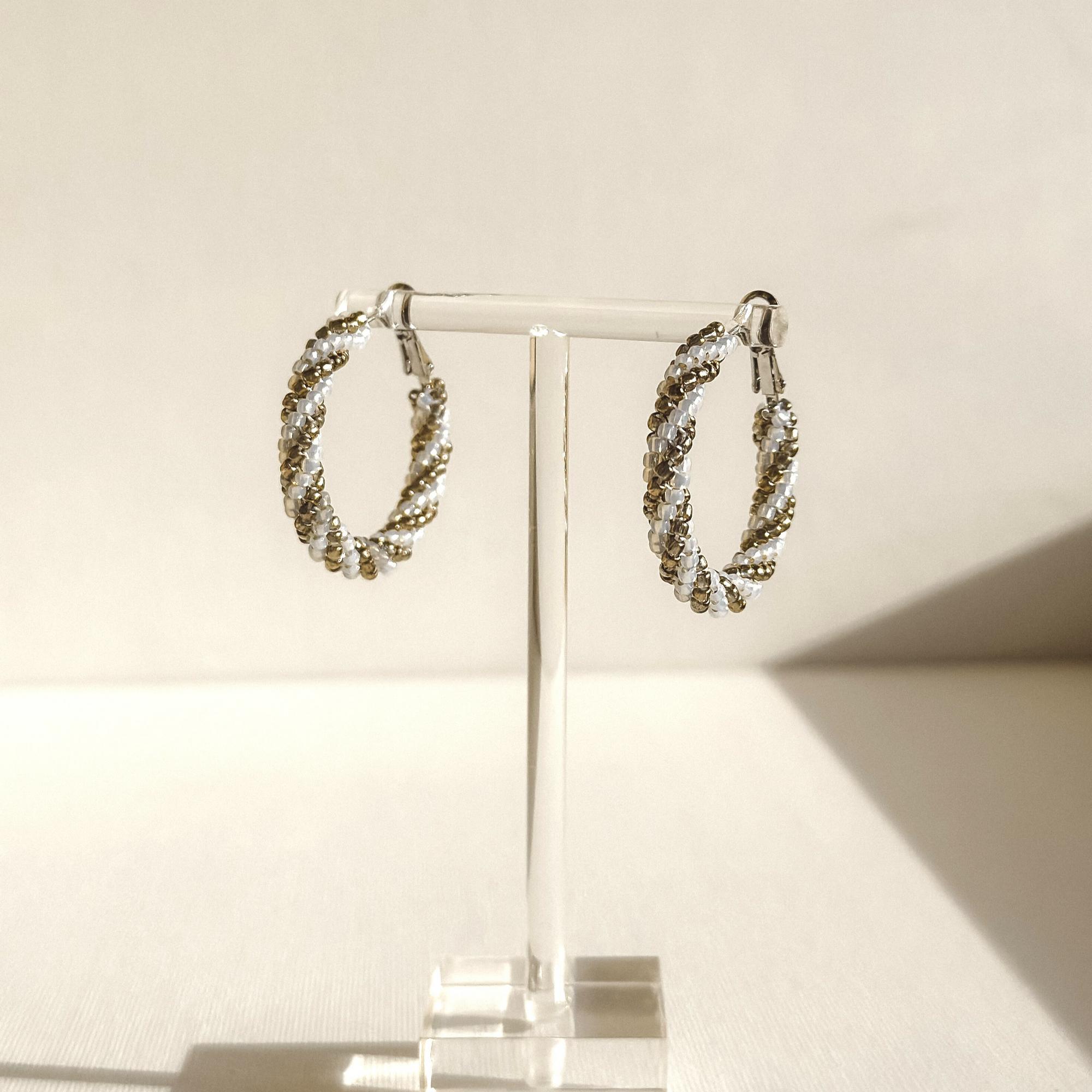 Серьги "Mirel" античный опал