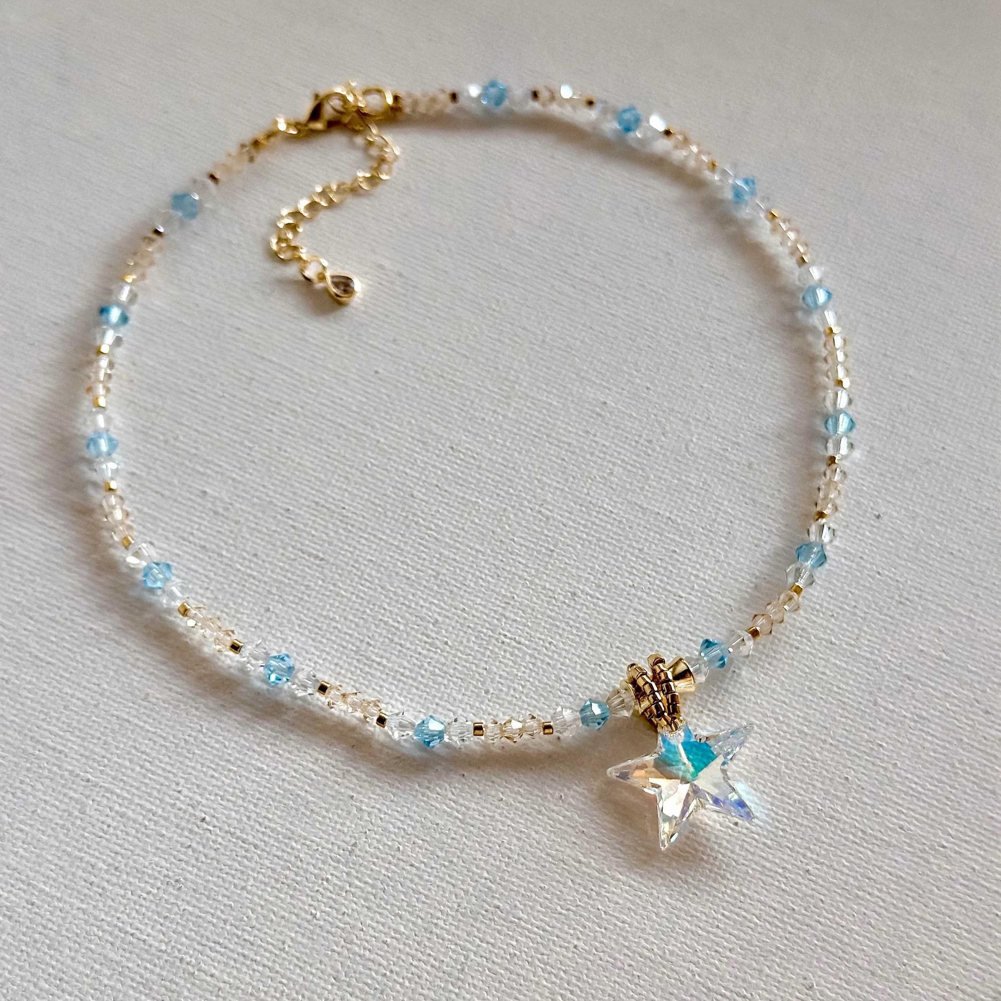 Чокер кристальный с подвеской