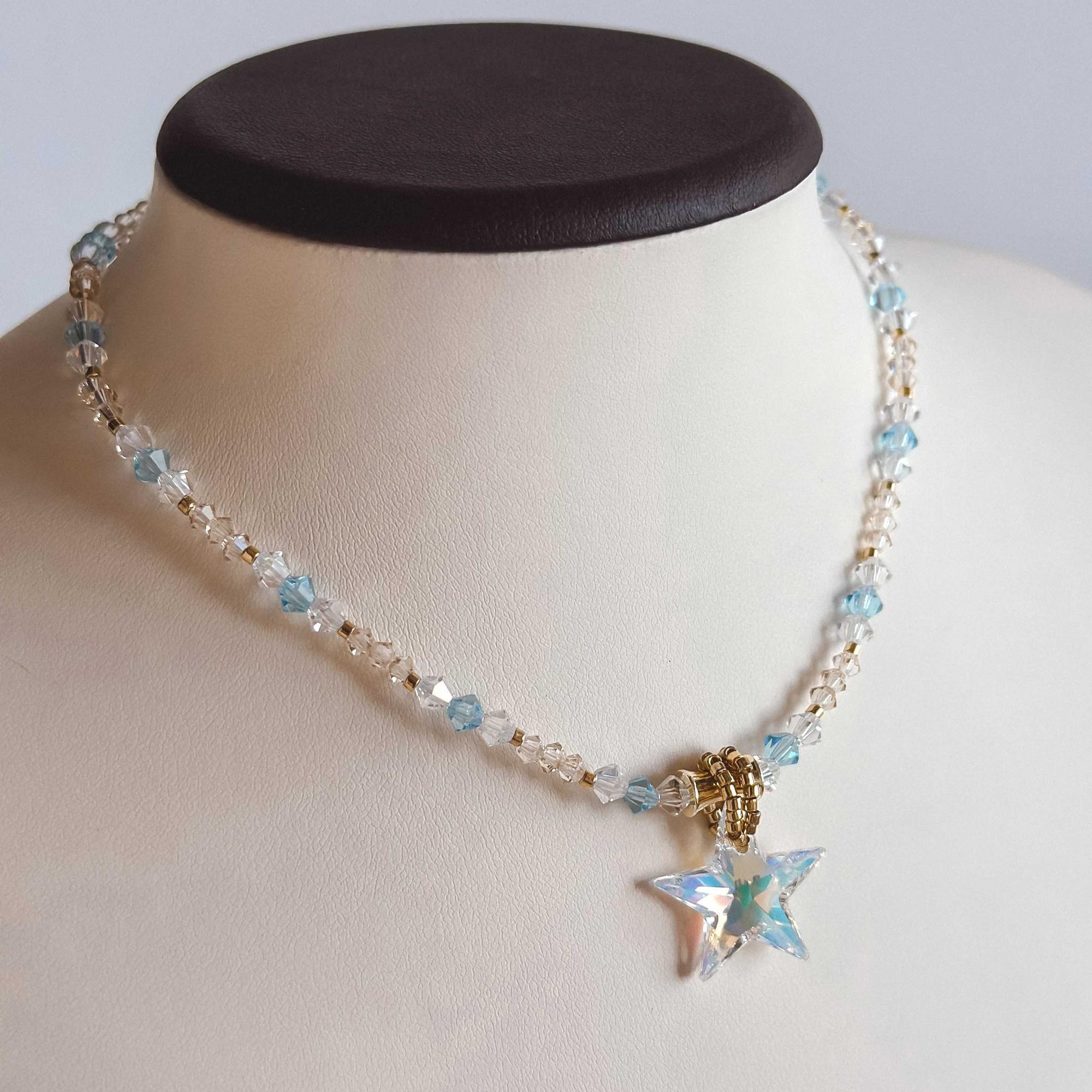 Чокер кристальный с подвеской