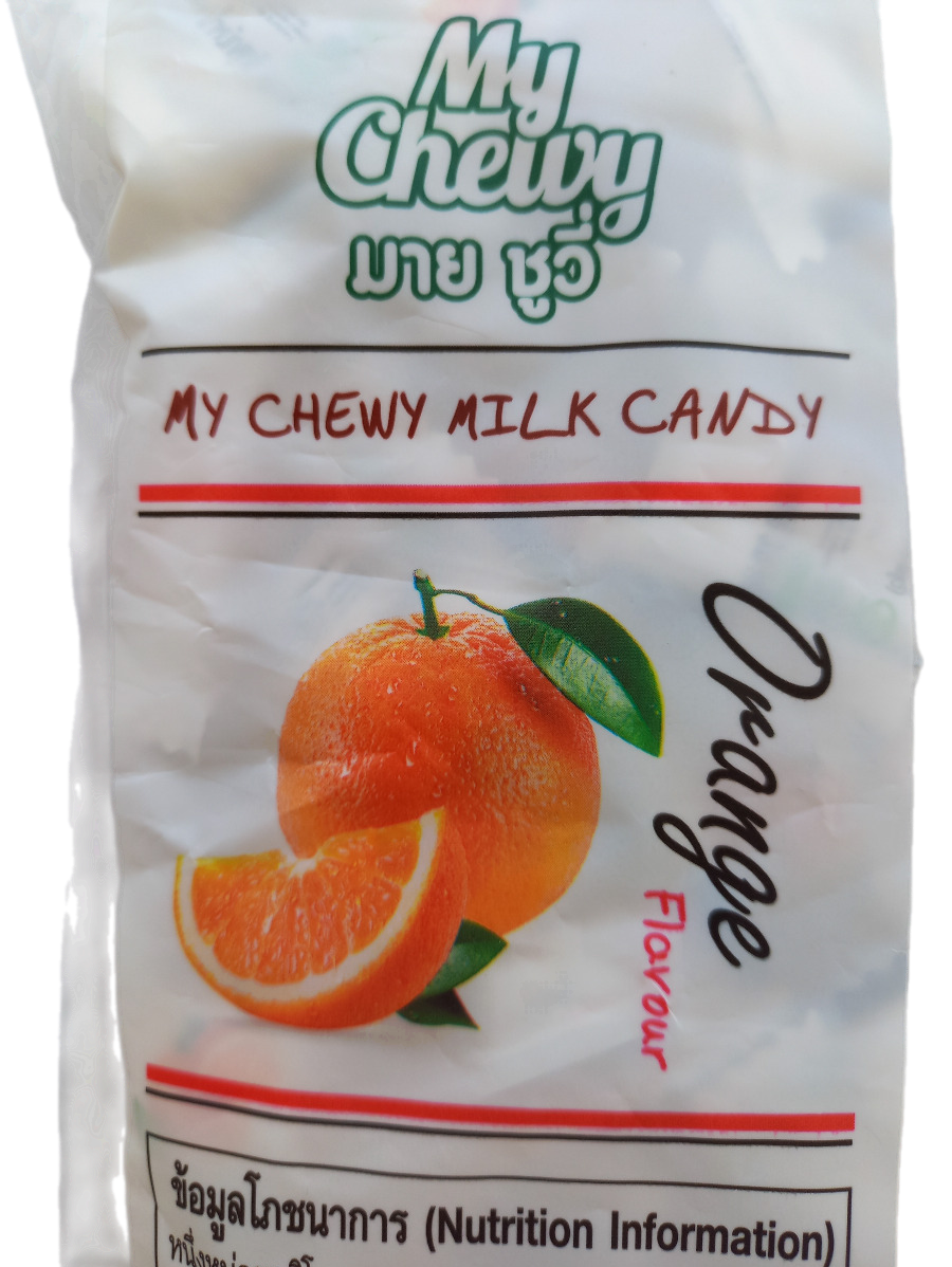 My Chewy Milk Candy Orange Flavour 360 g. Конфеты Апельсин