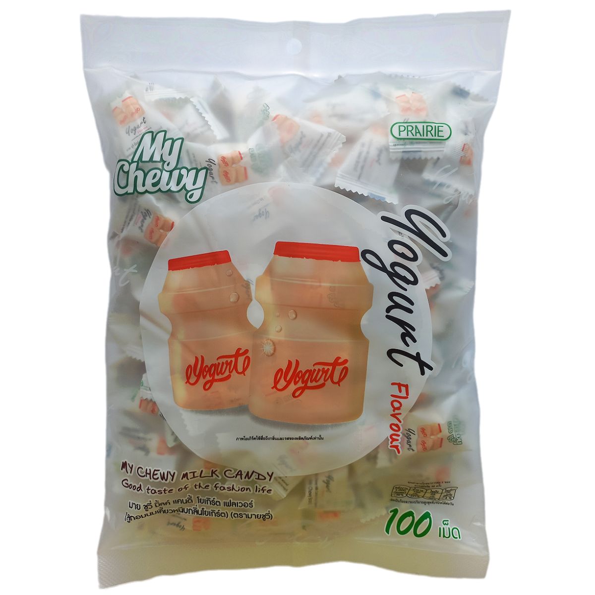 My Chewy Milk Candy Yogurt Flavour 360 g. Жевательные молочные конфеты со вкусом Йогурт 360 гр. / 100 шт.