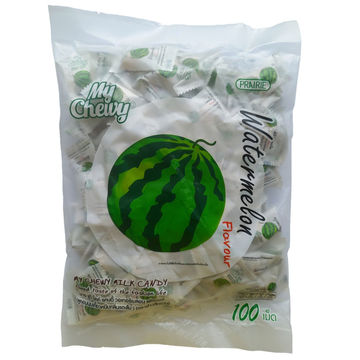 My Chewy Milk Candy Watermelon Flavour. Жевательные молочные конфеты со вкусом Арбуз 360 гр. / 100 шт.