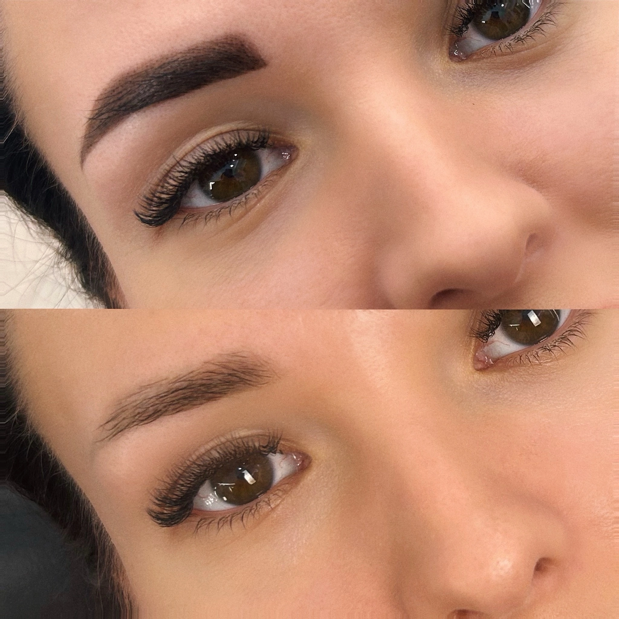 Окрашивание бровей