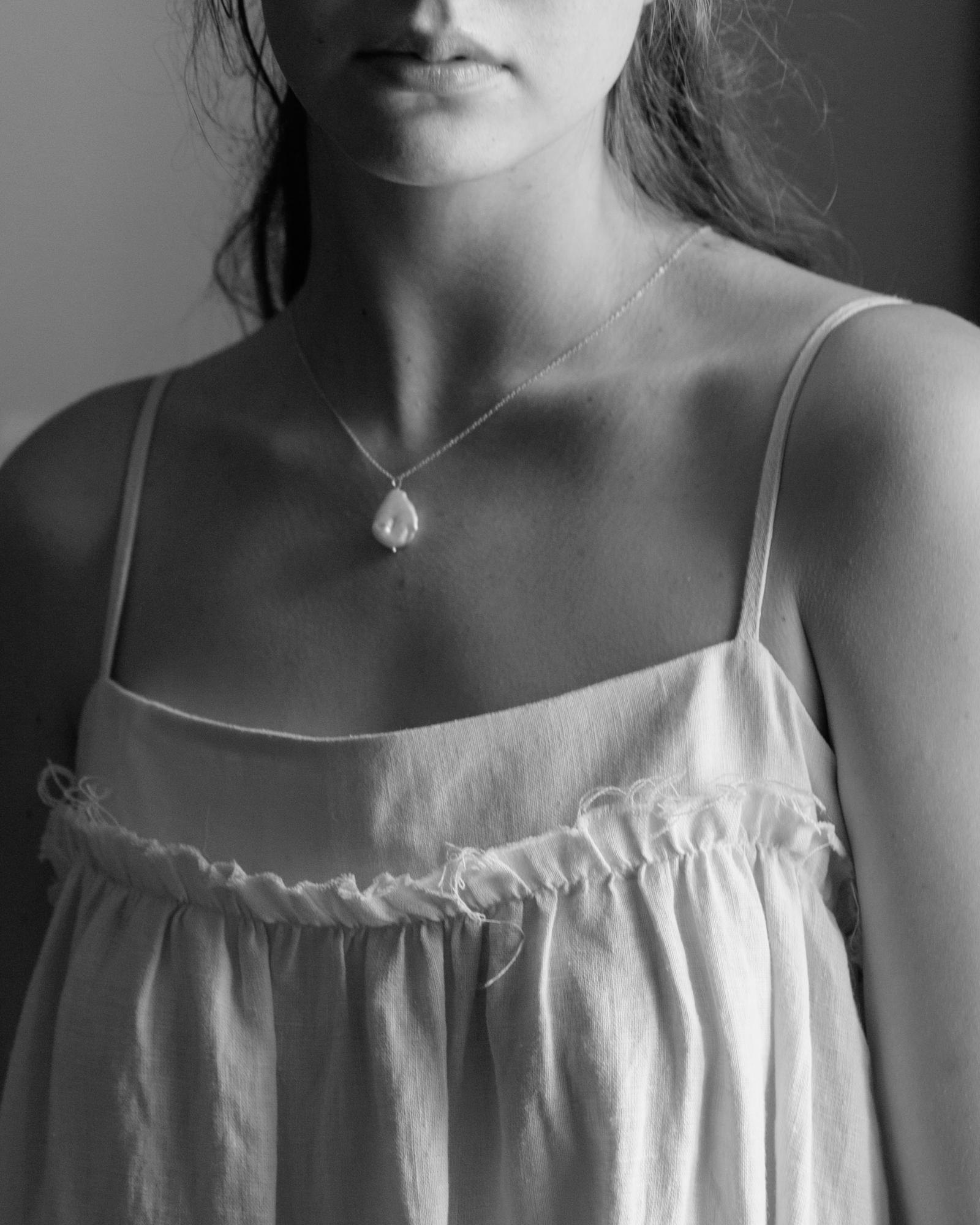 Сарафан из льна