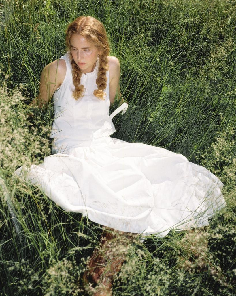 Миди юбка с запахом на ленты