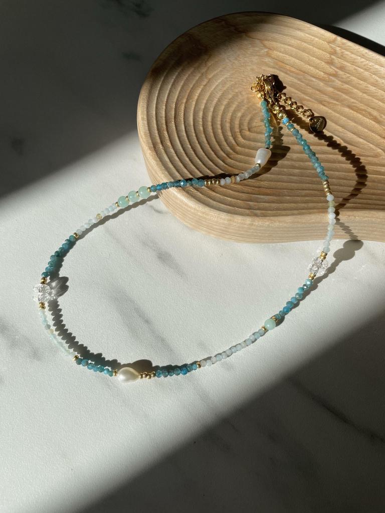 Чокер Бирюзовая волна