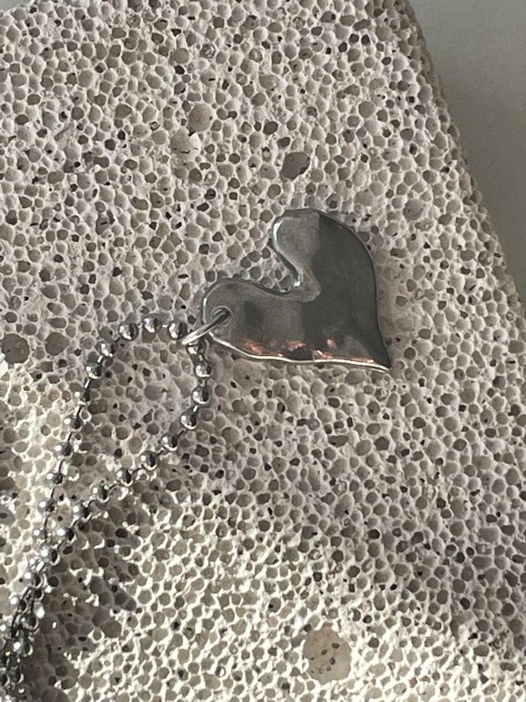 Подвеска Сердце удлиненная цепь