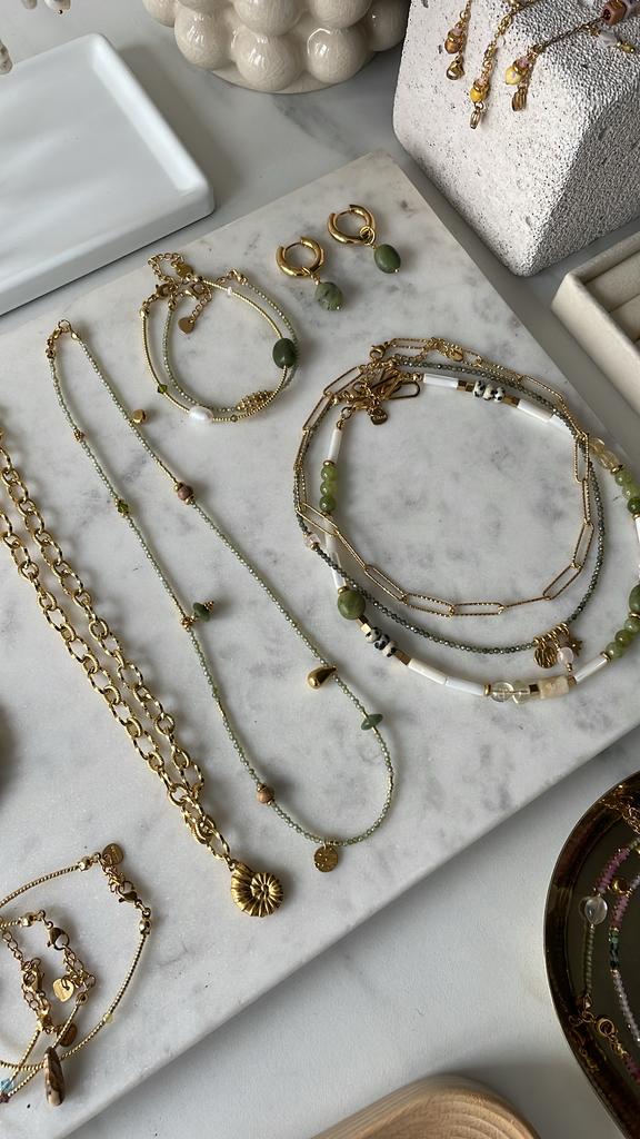 Браслет с кристаллами Green