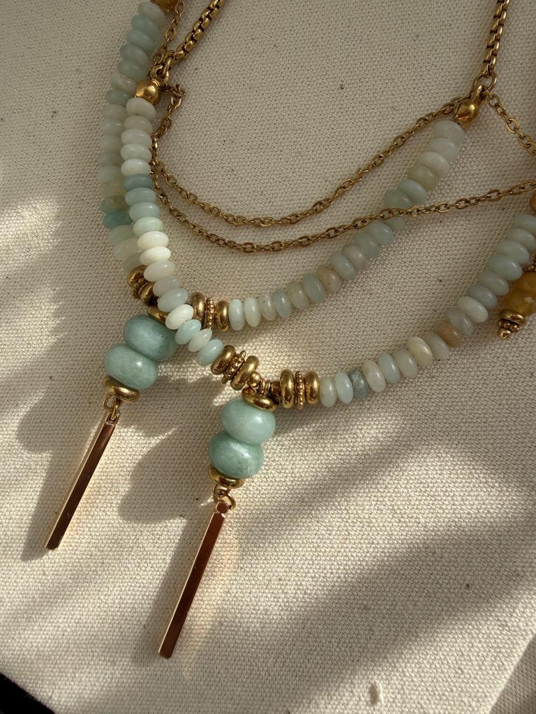 Удлиненное колье Каш