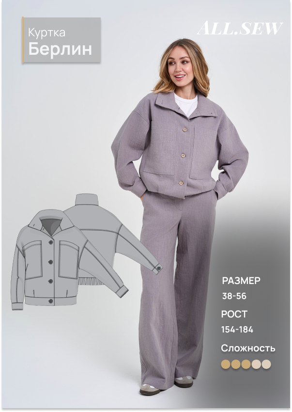 Выкройка куртки "Берлин"