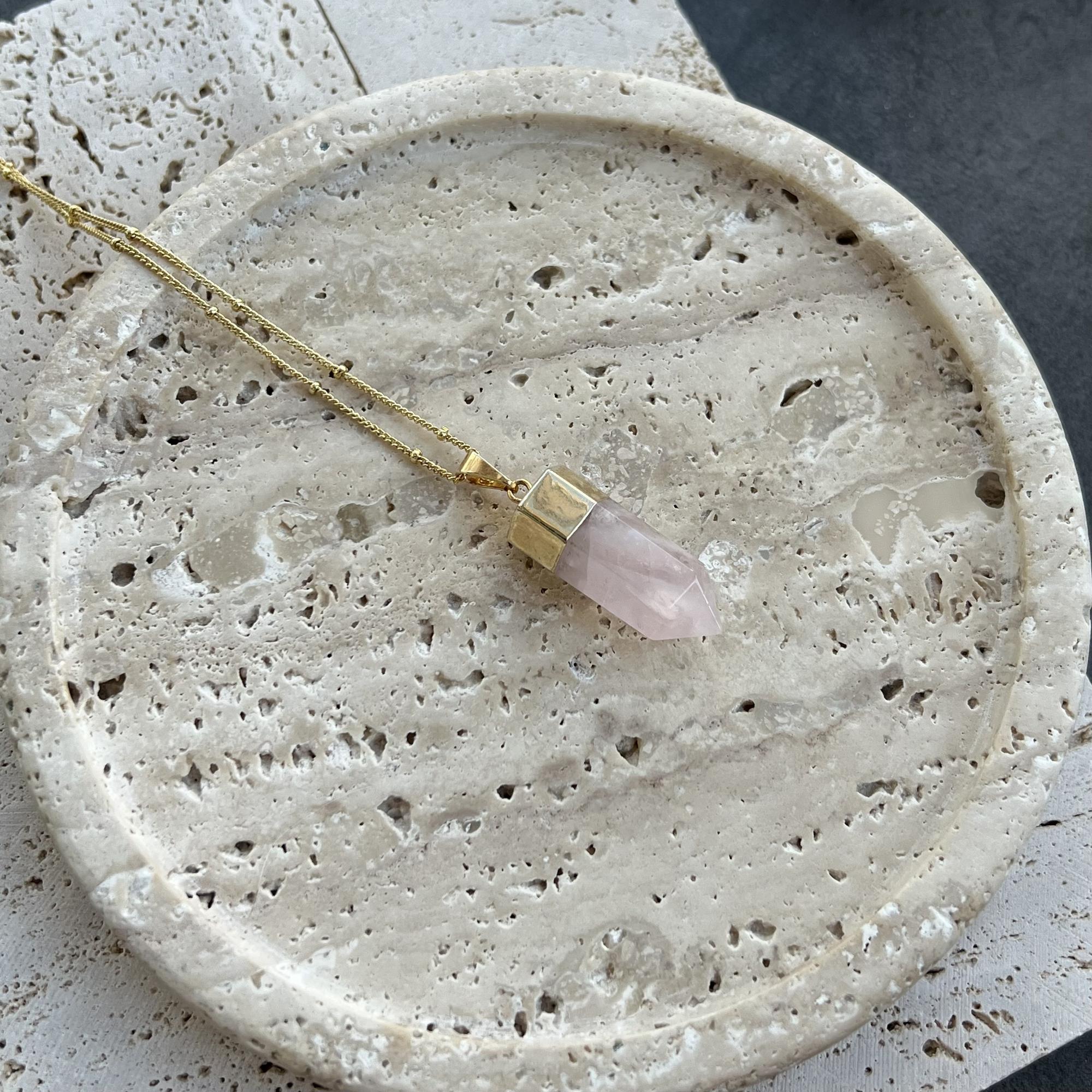 Подвеска PINK QUARTZ