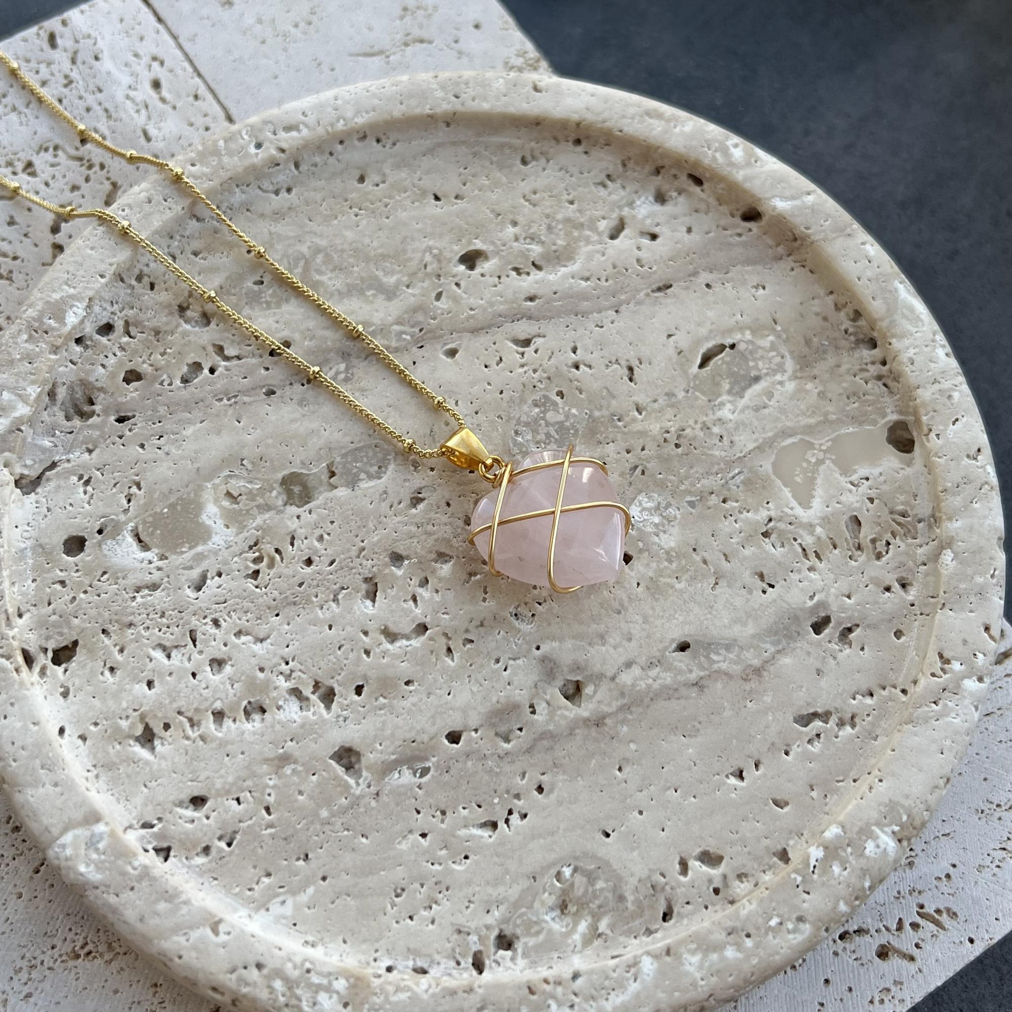 Подвеска PINK QUARTZ COLLECTION