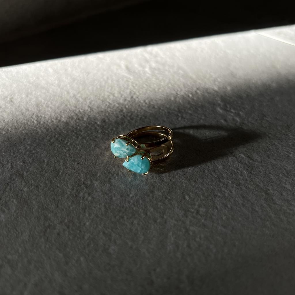 Кольцо AMAZONITE NEW COLLECTION