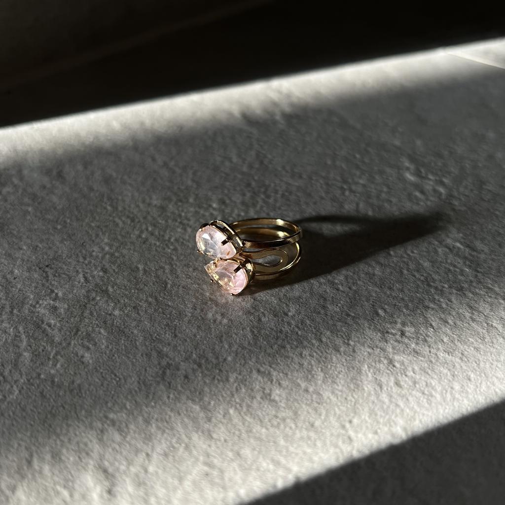 Кольцо PINK QUARTZ NEW COLLECTION