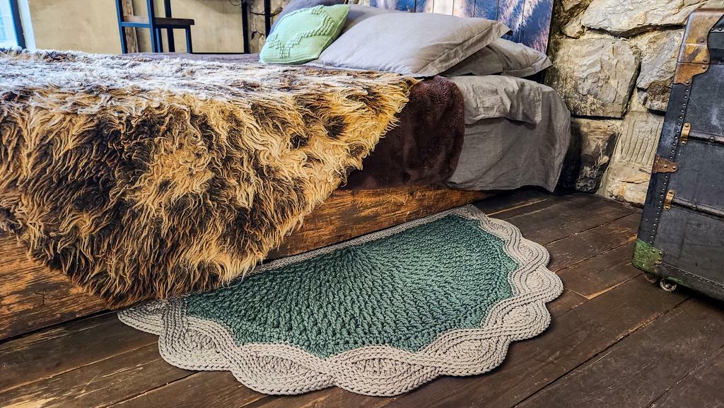 Полукруглый коврик Селена