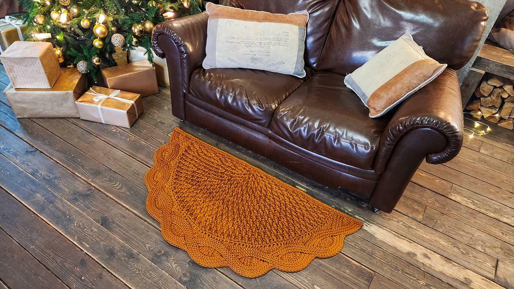 Полукруглый коврик Селена