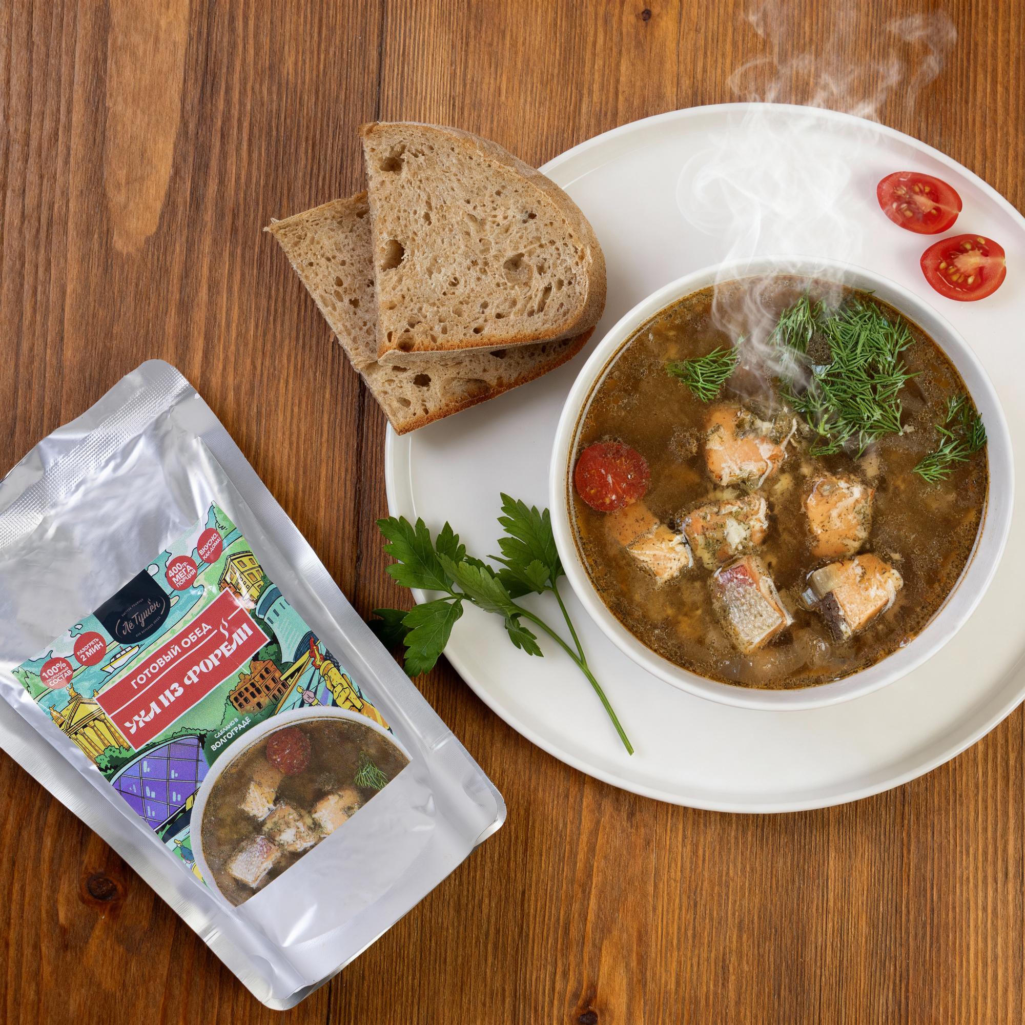 Уха из форели