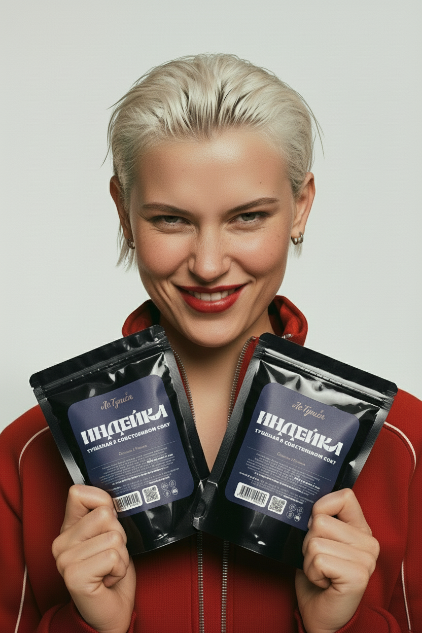 Индейка тушёная в собственном соку 4 шт.